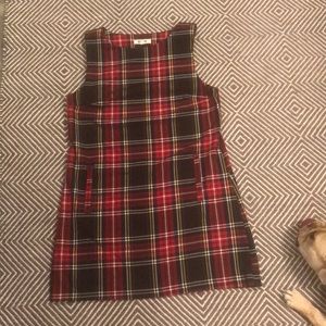 BB Dakota plaid mini dress